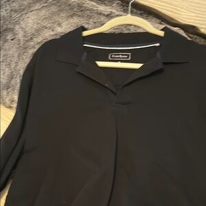 NWT Clubroom  Black Shirt long sleeve cotton very soft